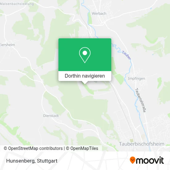 Hunsenberg Karte