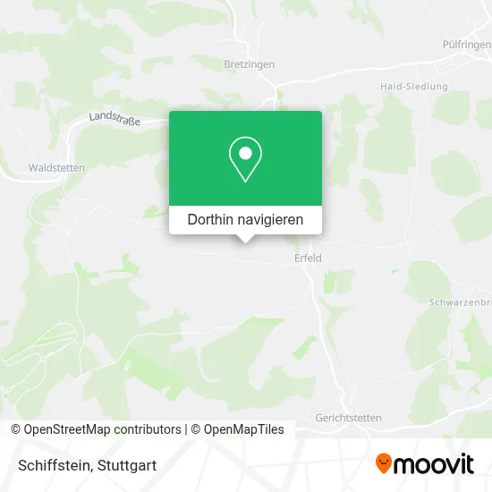 Schiffstein Karte