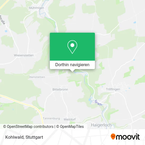 Kohlwald Karte
