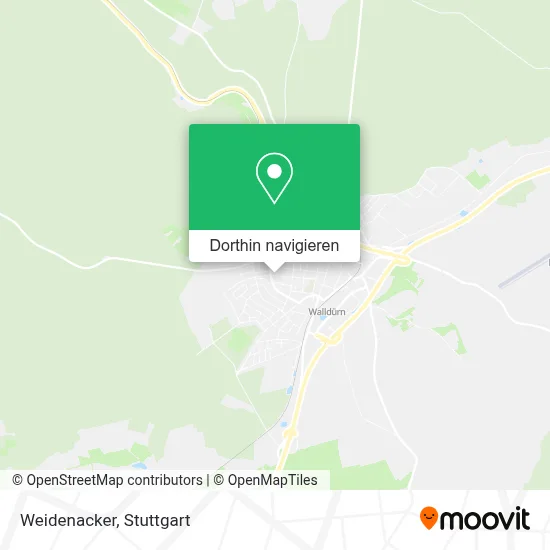 Weidenacker Karte
