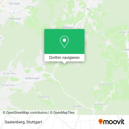 Saalenberg Karte