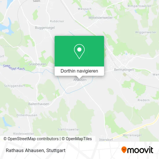 Rathaus Ahausen Karte