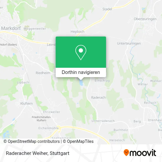 Raderacher Weiher Karte