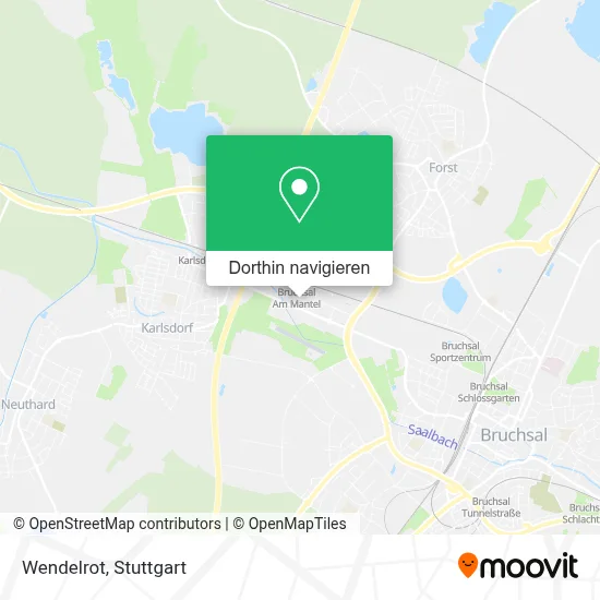 Wendelrot Karte