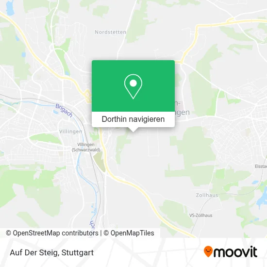 Auf Der Steig Karte