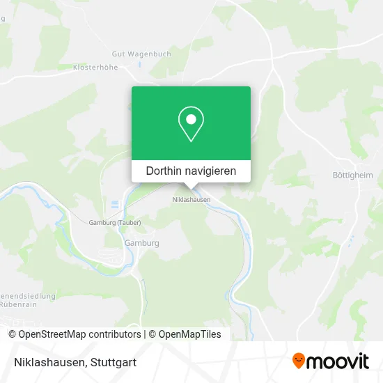 Niklashausen Karte