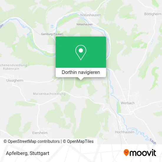 Apfelberg Karte