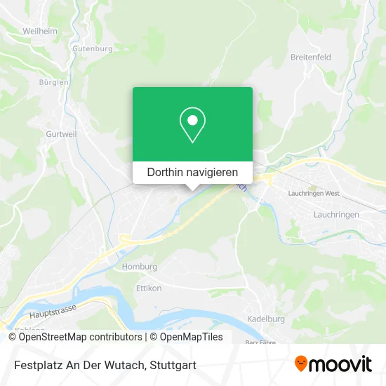 Festplatz An Der Wutach Karte