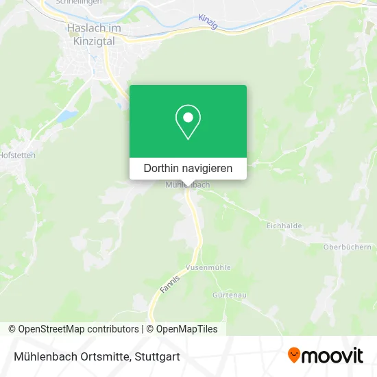 Mühlenbach Ortsmitte Karte
