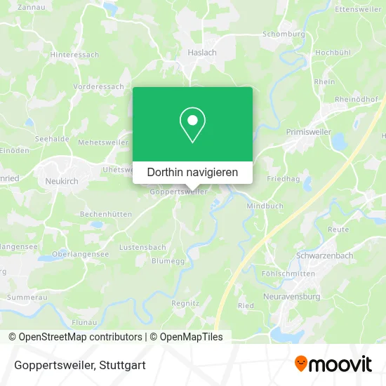 Goppertsweiler Karte