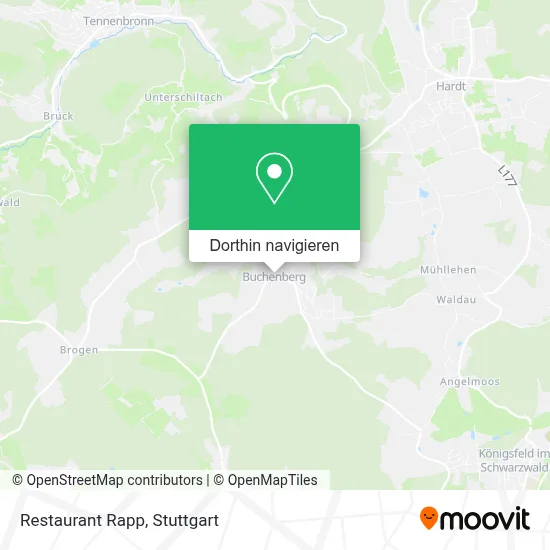 Restaurant Rapp Karte