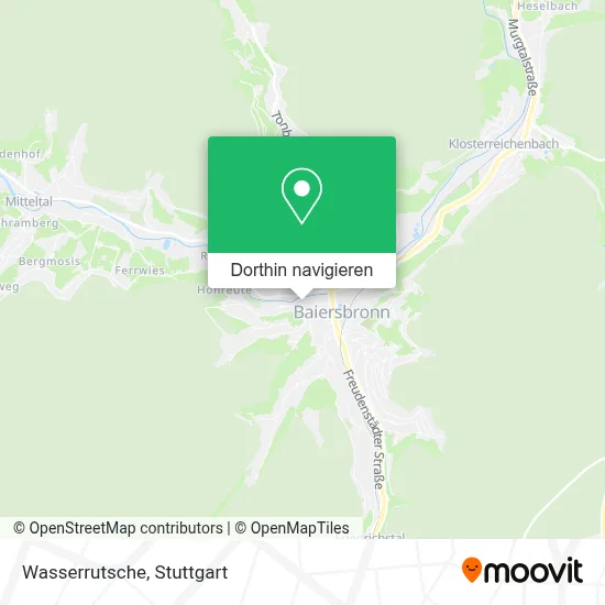 Wasserrutsche Karte