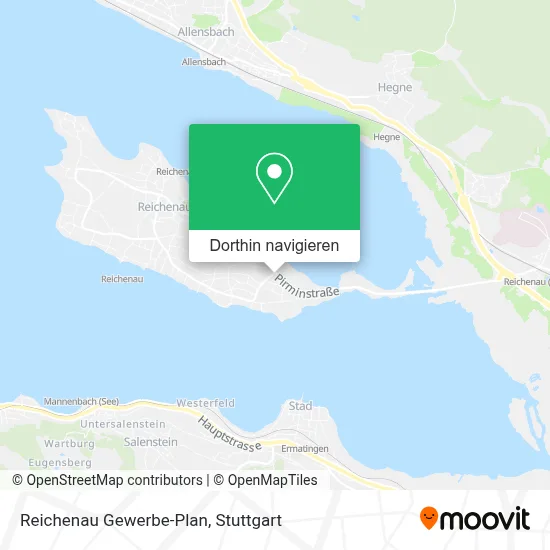 Reichenau Gewerbe-Plan Karte