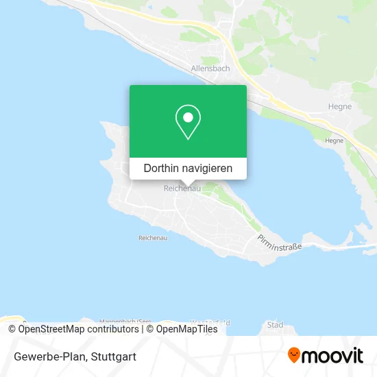 Gewerbe-Plan Karte