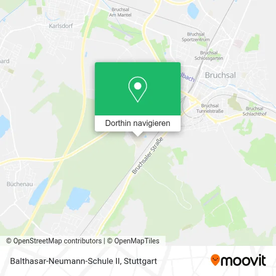 Balthasar-Neumann-Schule II Karte