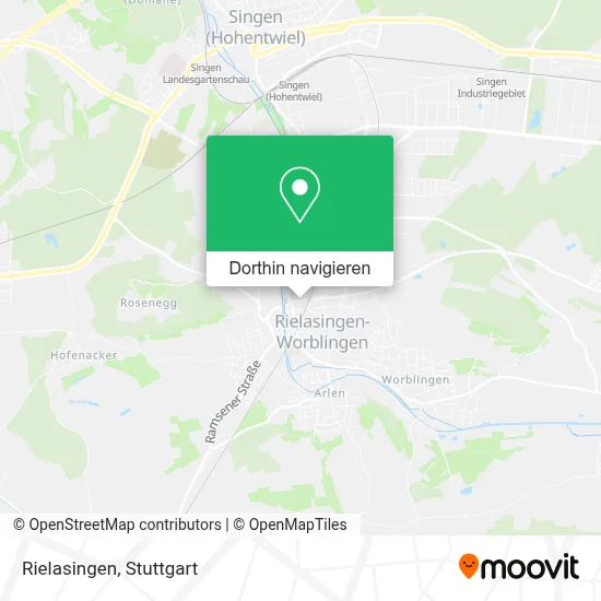 Rielasingen Karte
