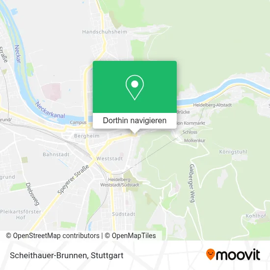 Scheithauer-Brunnen Karte