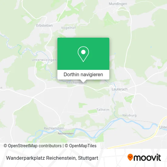Wanderparkplatz Reichenstein Karte
