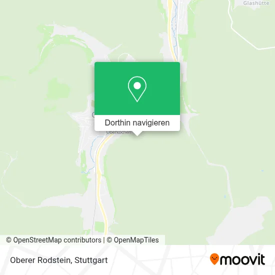 Oberer Rodstein Karte