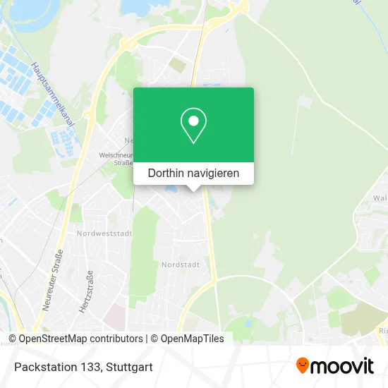 Packstation 133 Karte