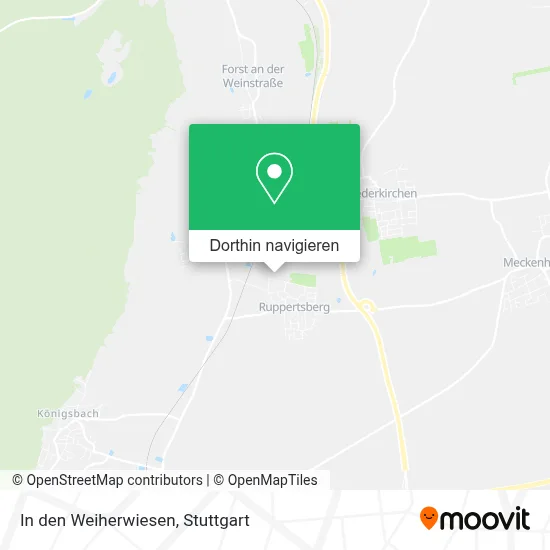 In den Weiherwiesen Karte