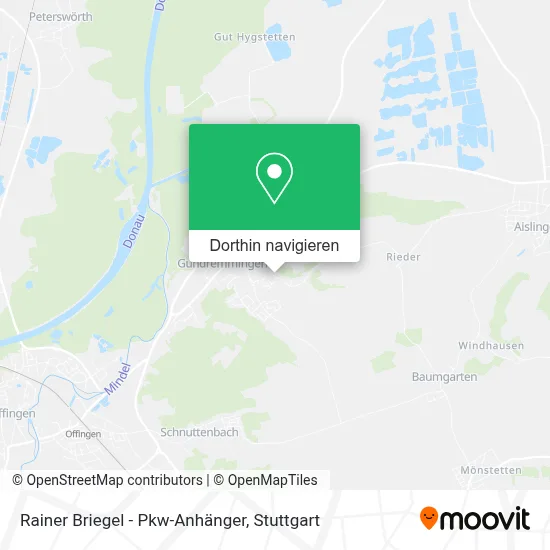 Rainer Briegel - Pkw-Anhänger Karte