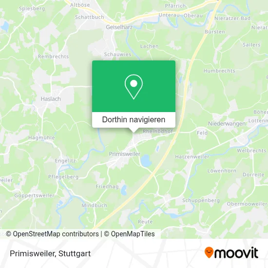Primisweiler Karte
