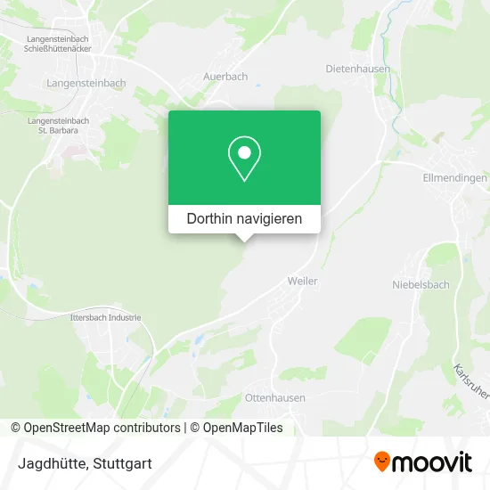 Jagdhütte Karte