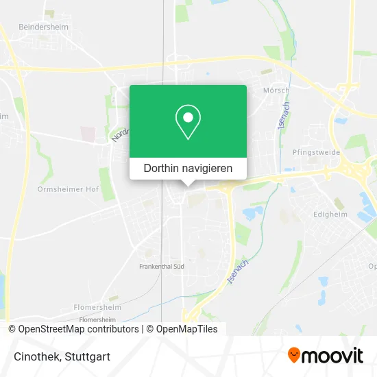 Cinothek Karte