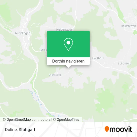 Doline Karte