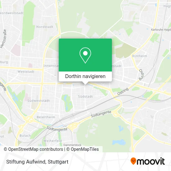 Stiftung Aufwind Karte