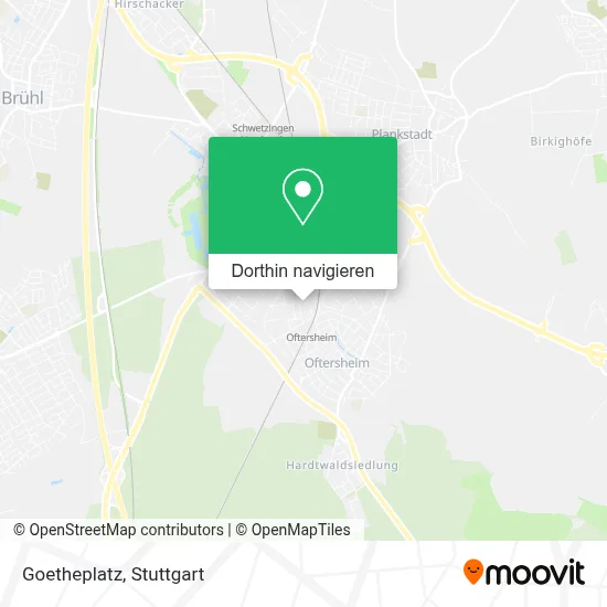 Goetheplatz Karte