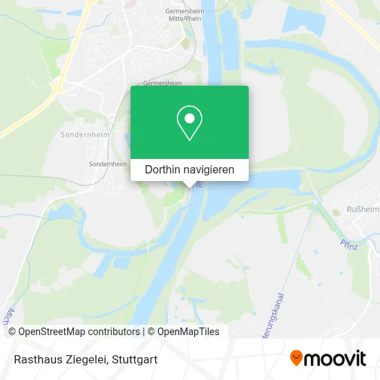 Rasthaus Ziegelei Karte
