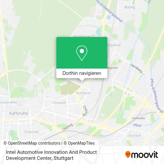 Intel Automotive Innovation And Product Development Center Karte