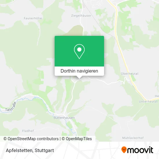 Apfelstetten Karte