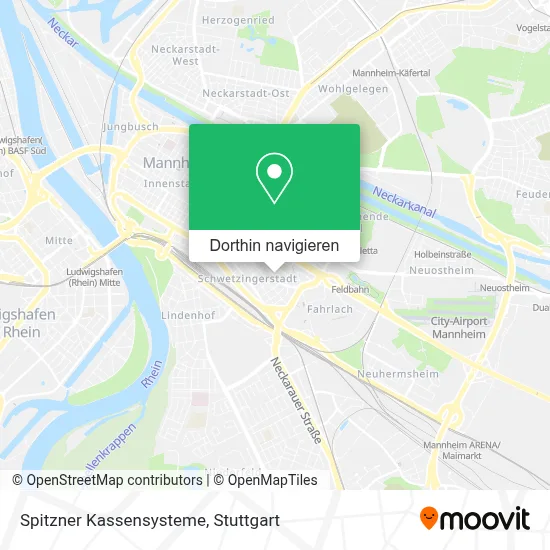 Spitzner Kassensysteme Karte