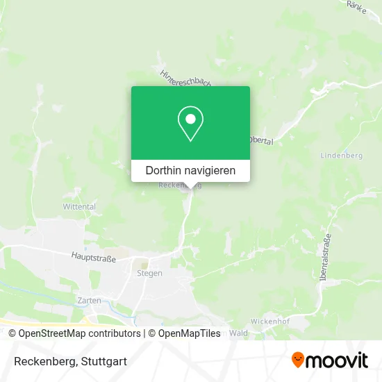 Reckenberg Karte