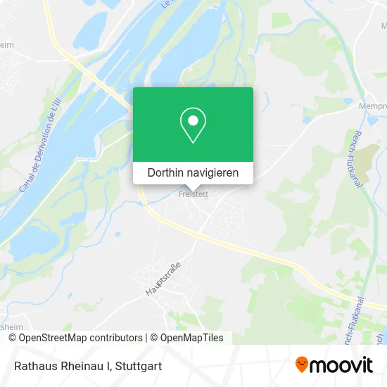 Rathaus Rheinau I Karte