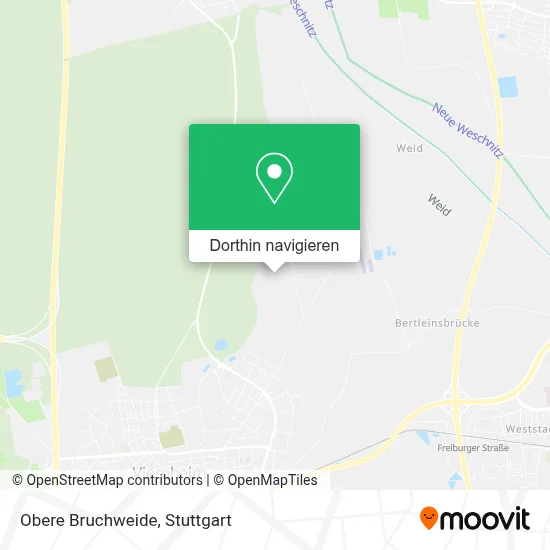 Obere Bruchweide Karte
