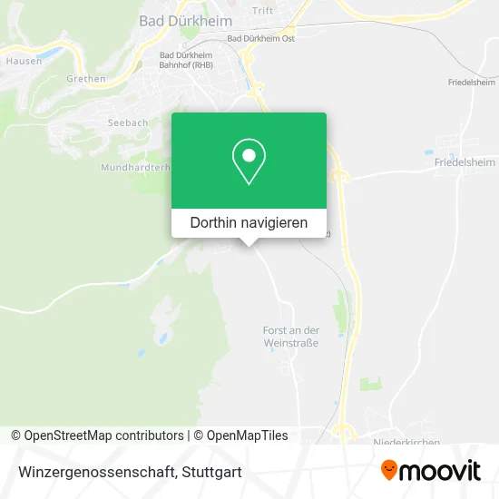 Winzergenossenschaft Karte