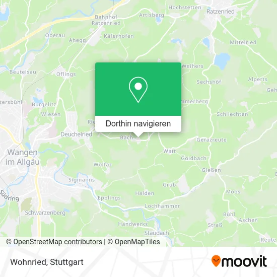 Wohnried Karte