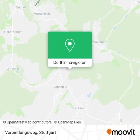 Verbindungsweg Karte