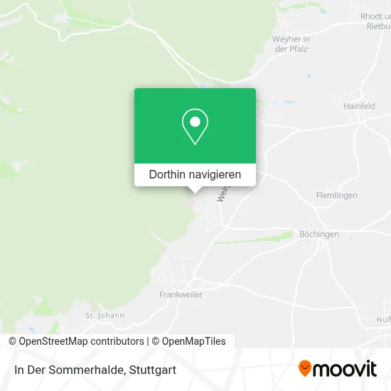 In Der Sommerhalde Karte