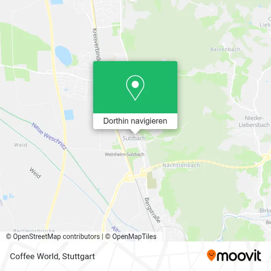 Coffee World Karte