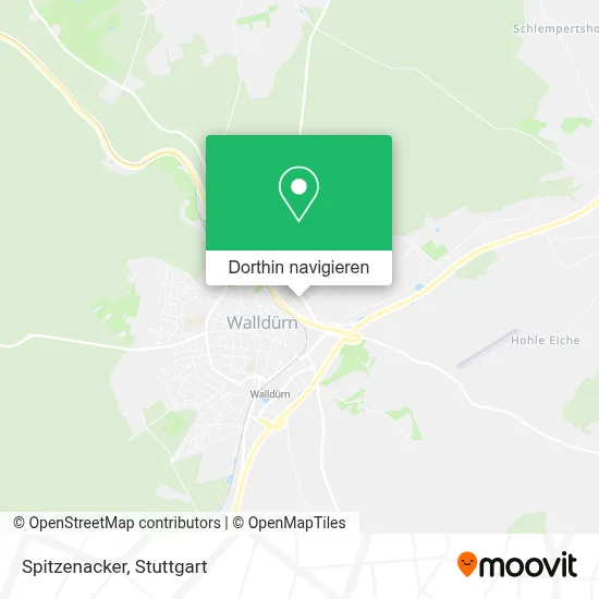 Spitzenacker Karte