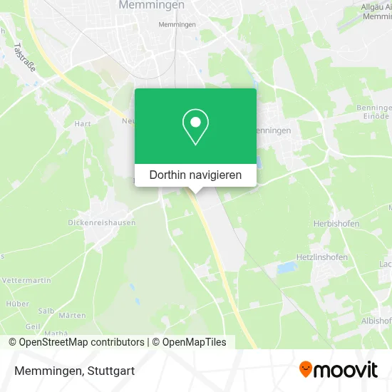 Memmingen Karte