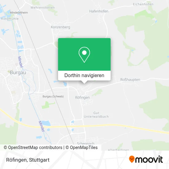 Röfingen Karte