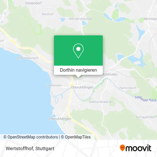 Wertstoffhof Karte