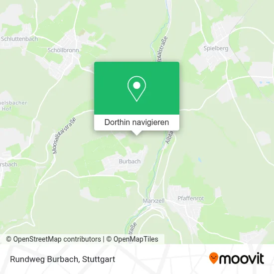Rundweg Burbach Karte