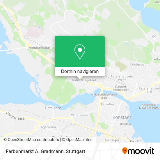 Farbenmarkt A. Gradmann Karte